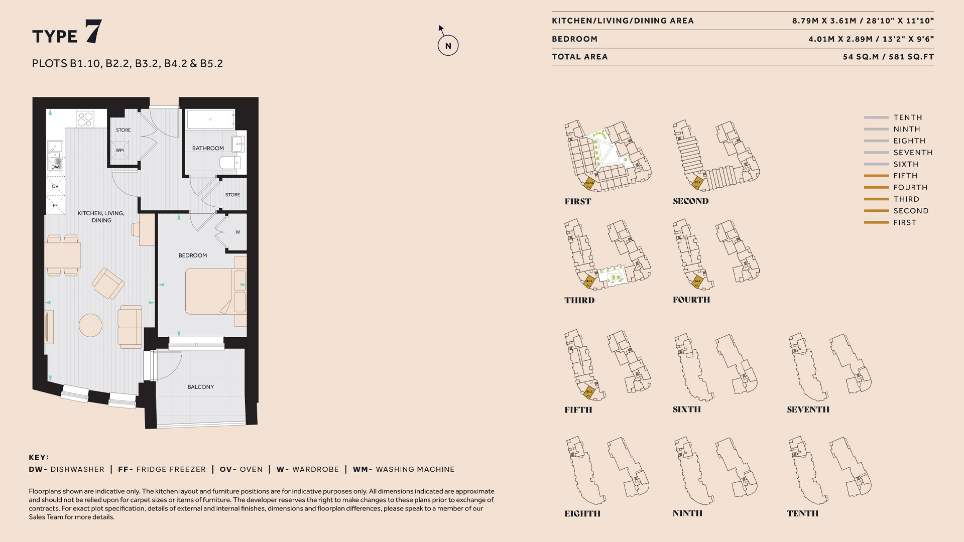 Floorplan for Plot B3.2 at The Hue, Third