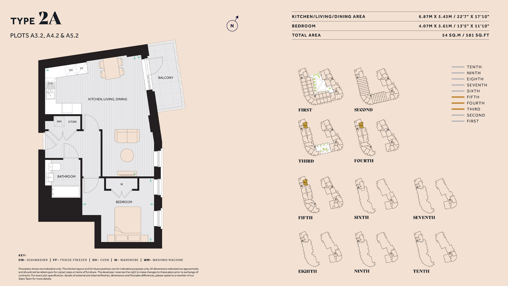 Floorplan for Plot A3.2 at The Hue, Third